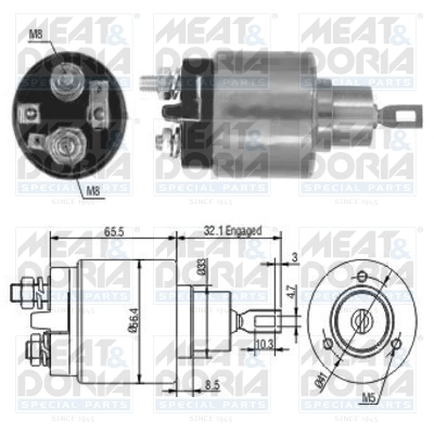 Solenoid Switch, starter